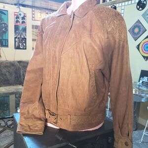 Brown Suede Women's Jacket